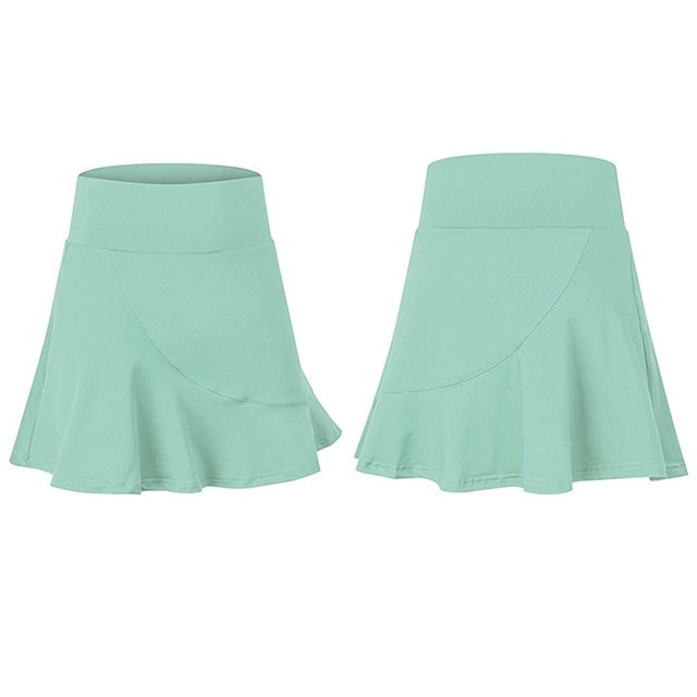 Anti-emptied And Quick-drying Sports Skirt With Mini-socks For Women
