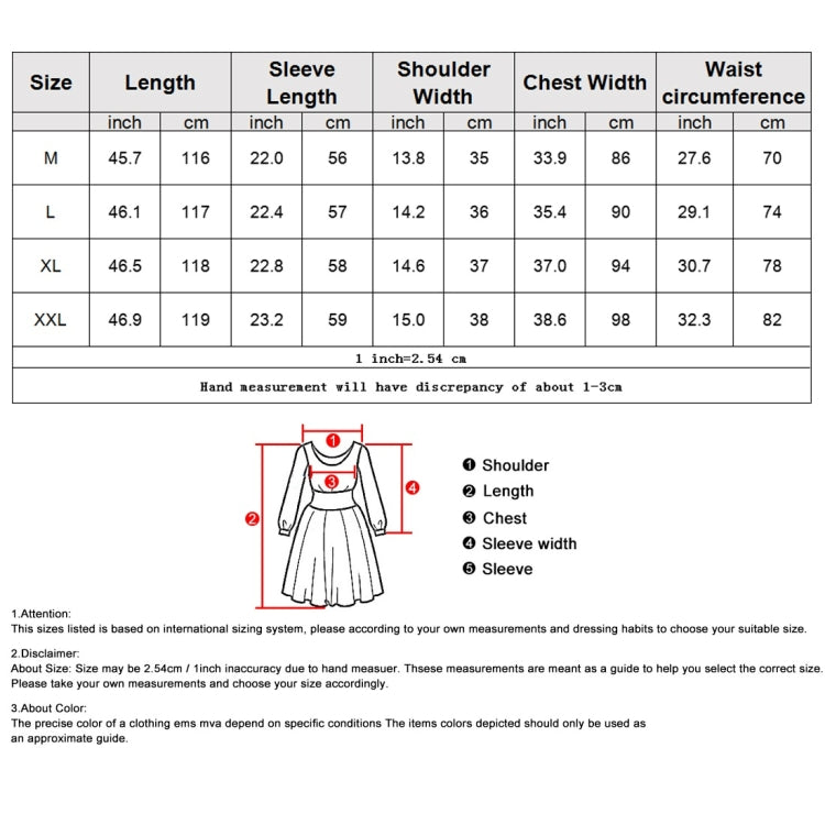 Early Spring Long-sleeved Lapel Printed Big Swing Dress