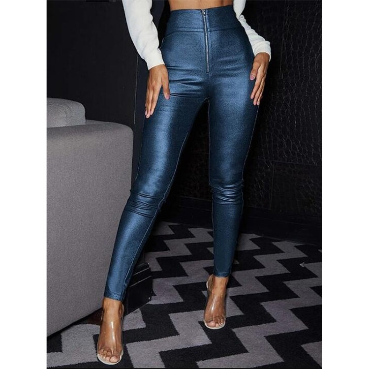 Tight Split Sexy PU Leather Pants
