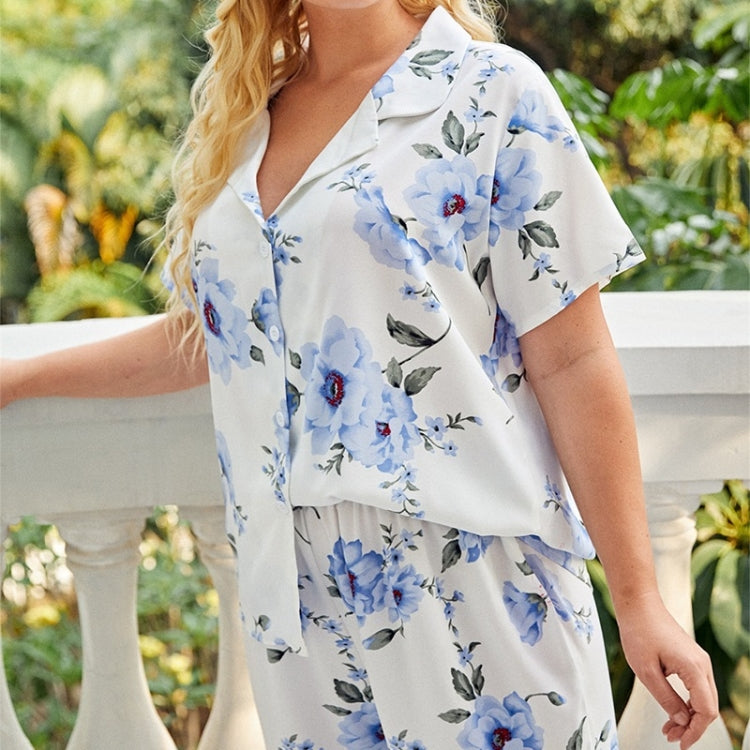 Casual Printed Pajamas And Home Service Suits