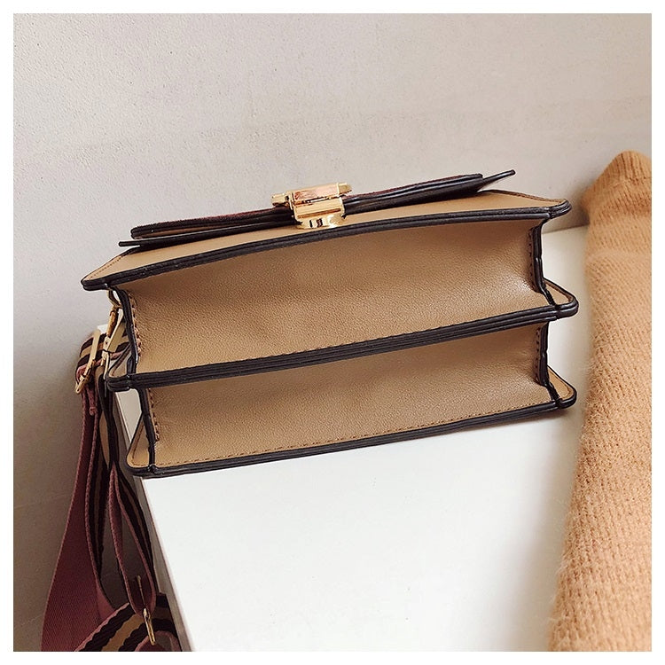 Casual Color Matching Small Square Bag Ladies Diagonal Bag Handbag