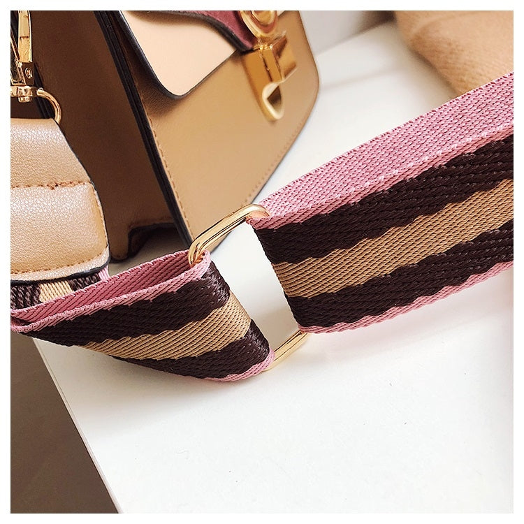 Casual Color Matching Small Square Bag Ladies Diagonal Bag Handbag