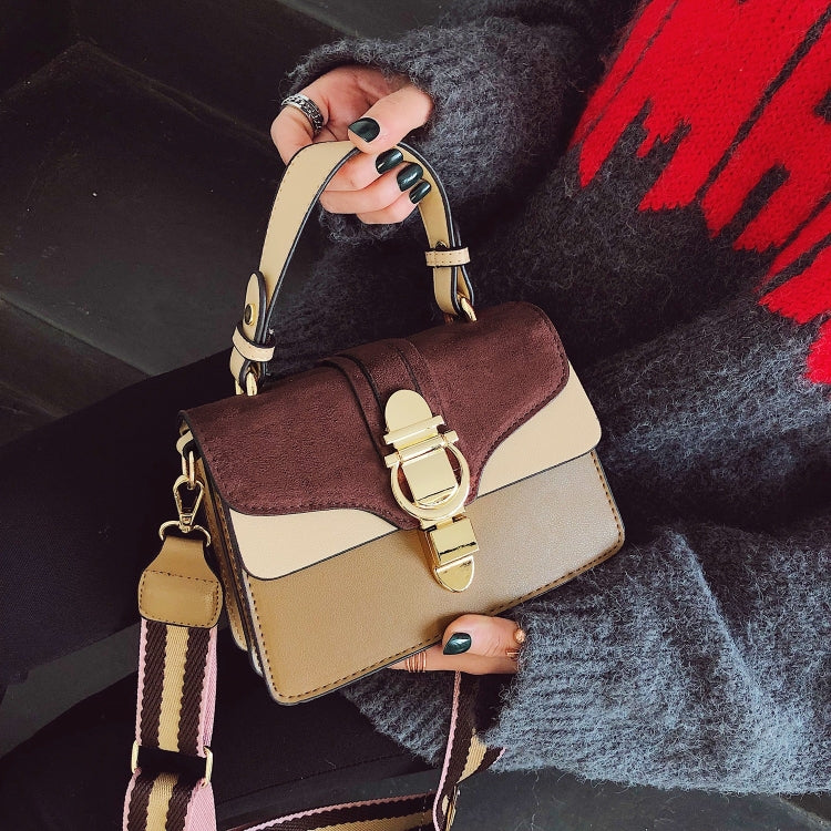 Casual Color Matching Small Square Bag Ladies Diagonal Bag Handbag