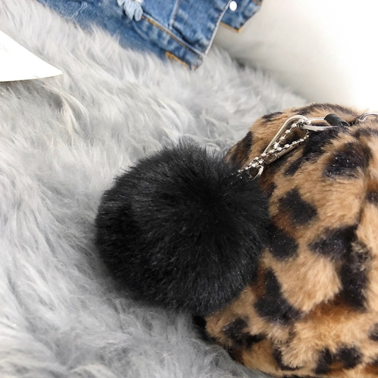 Plush Small Round Bucket Single Shoulder Bag Female Diagonal Bag