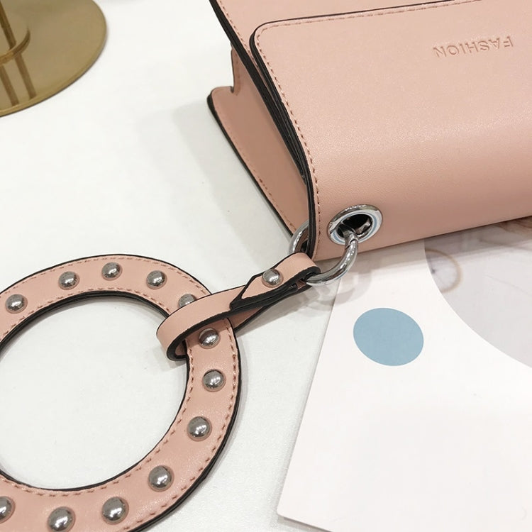 Leisure Lady Shoulder PU Leather Diagonal Bag with Ring