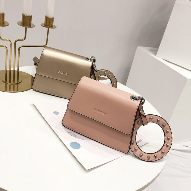 Leisure Lady Shoulder PU Leather Diagonal Bag with Ring