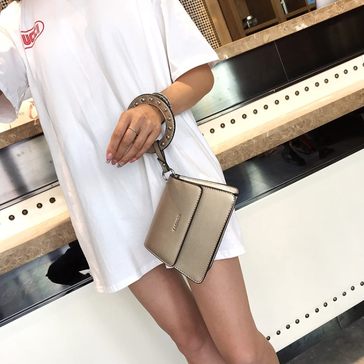 Leisure Lady Shoulder PU Leather Diagonal Bag with Ring