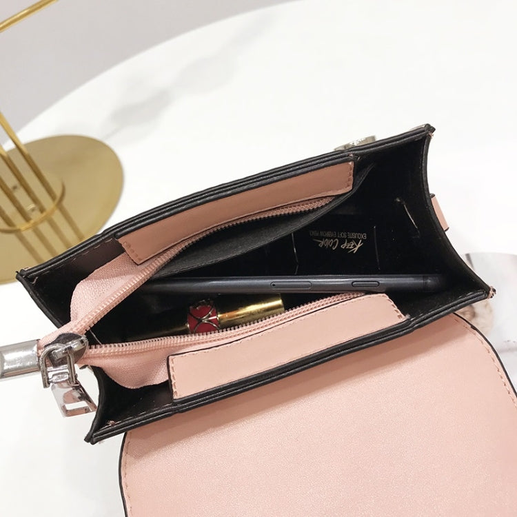 Leisure Lady Shoulder PU Leather Diagonal Bag with Ring