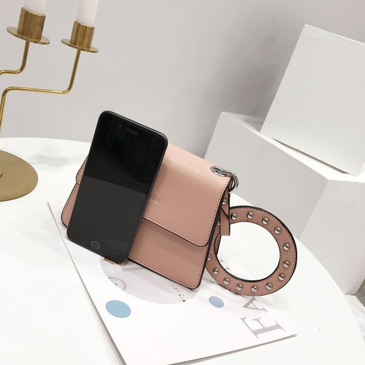 Leisure Lady Shoulder PU Leather Diagonal Bag with Ring