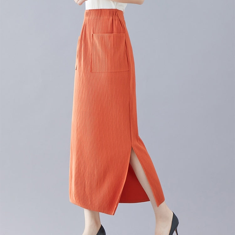 Women Pleated Slim Skirt