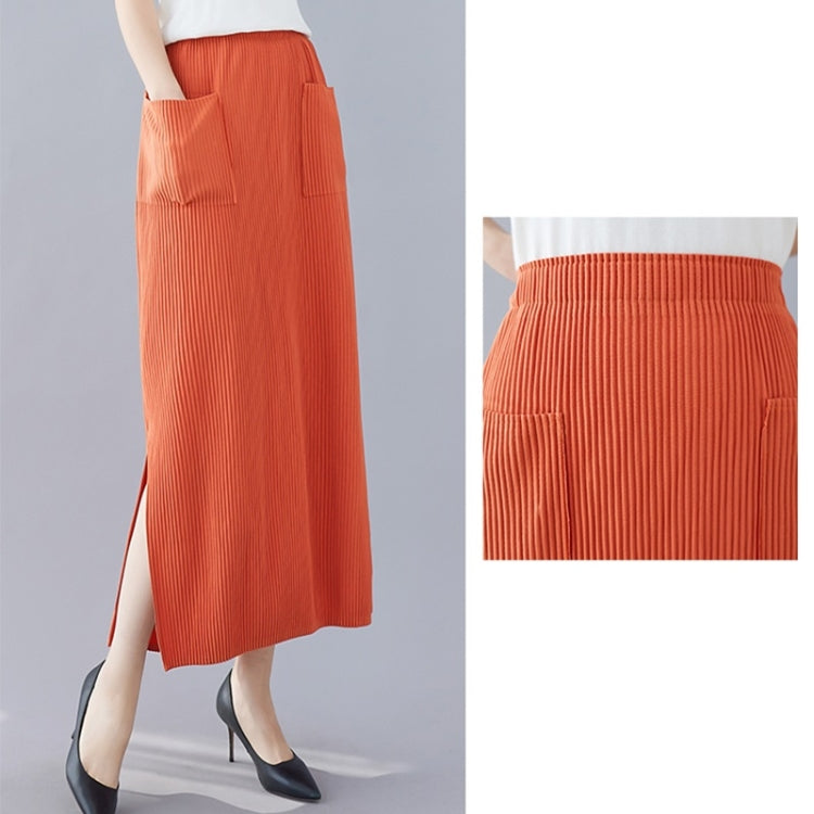 Women Pleated Slim Skirt