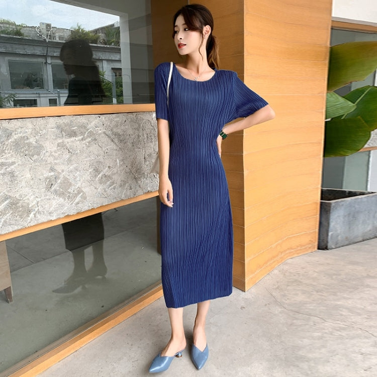 Women Loose Pleated Dress