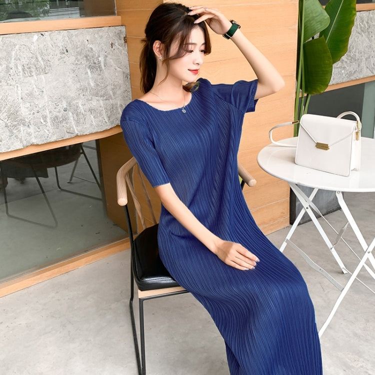 Women Loose Pleated Dress