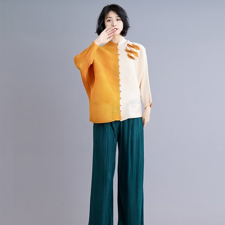 Stand-up Collar Western Style Niche Chic Crop Top