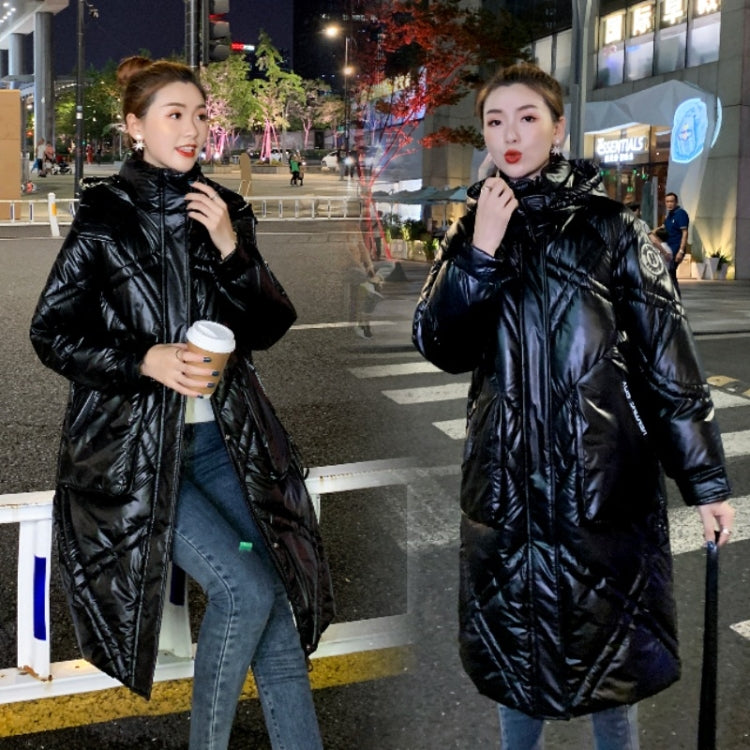 Glossy Loose Down Padded Jacket