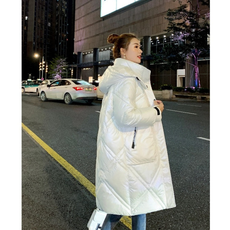 Glossy Loose Down Padded Jacket