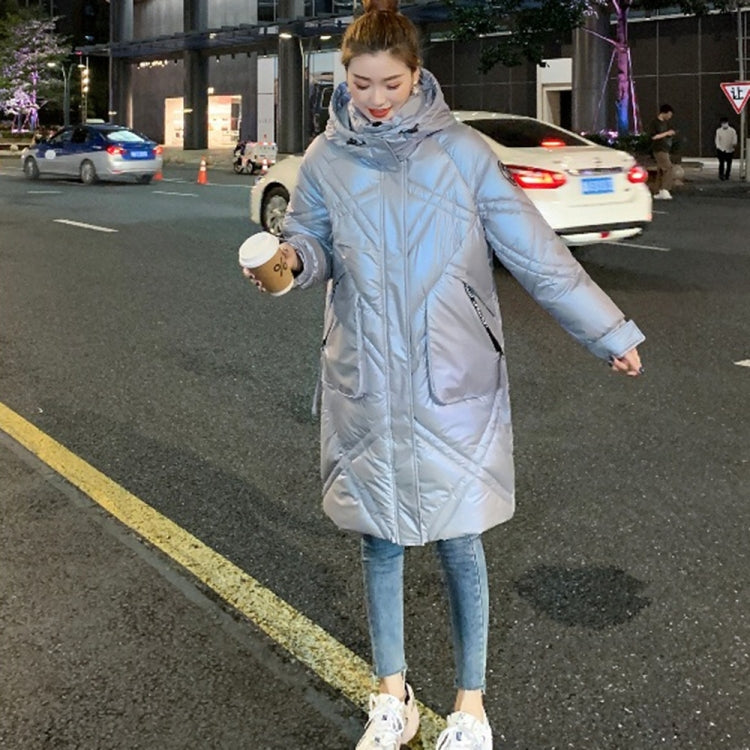 Glossy Loose Down Padded Jacket