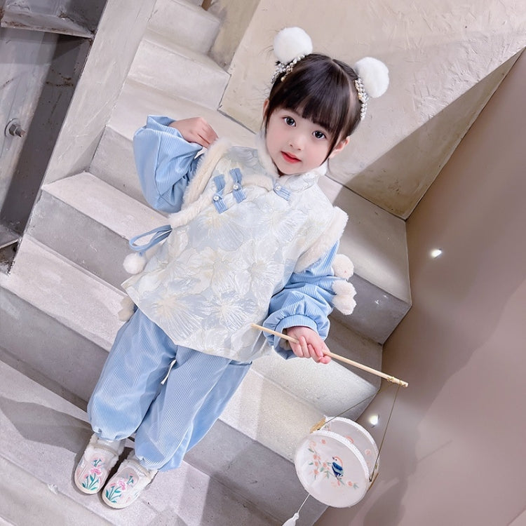 Girls Little Bear New Year Clothing Suit