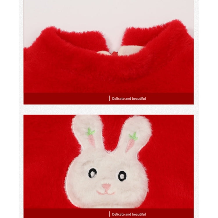 Girls Plus Velvet Thick Stitching Annual Dress Gauze Skirt