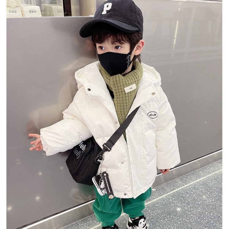 Boys Bright-faced Disposable White Duck Down Down Jacket