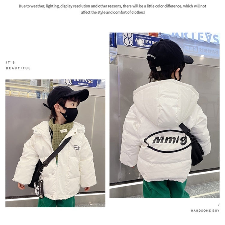 Boys Bright-faced Disposable White Duck Down Down Jacket