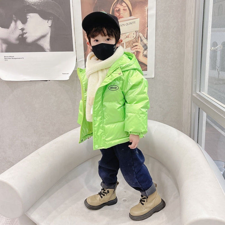 Boys Bright-faced Disposable White Duck Down Down Jacket
