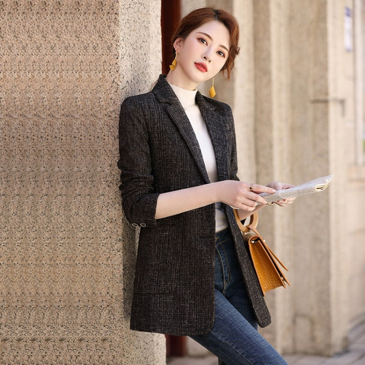 Autumn And Winter 3D Label Woolen Coat For Ladies