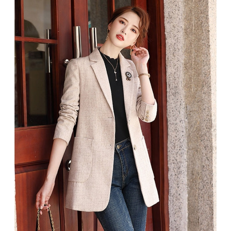 Autumn And Winter 3D Label Woolen Coat For Ladies