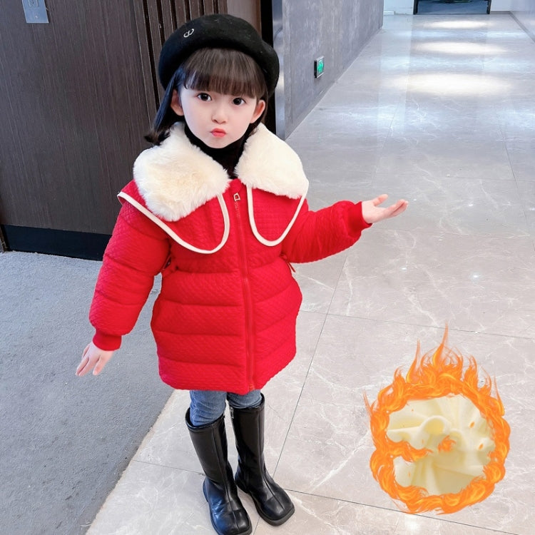Girls Padded Waist Padded Coat