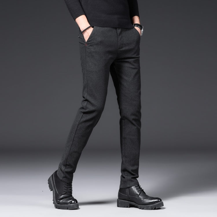 All-match Brushed Thick Trousers Casual Pants