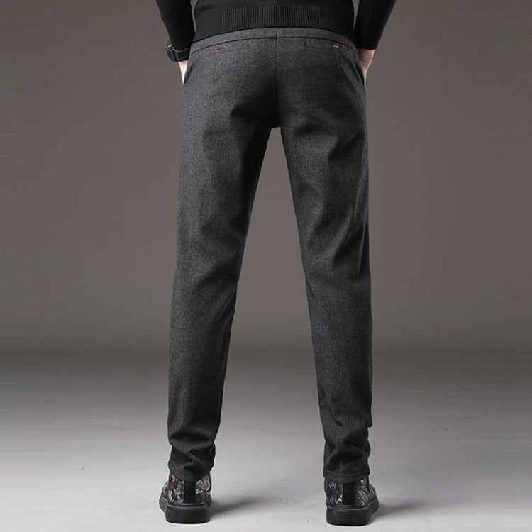 All-match Brushed Thick Trousers Casual Pants
