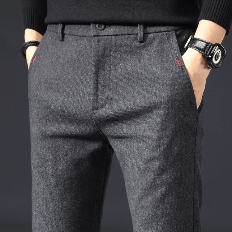 All-match Brushed Thick Trousers Casual Pants