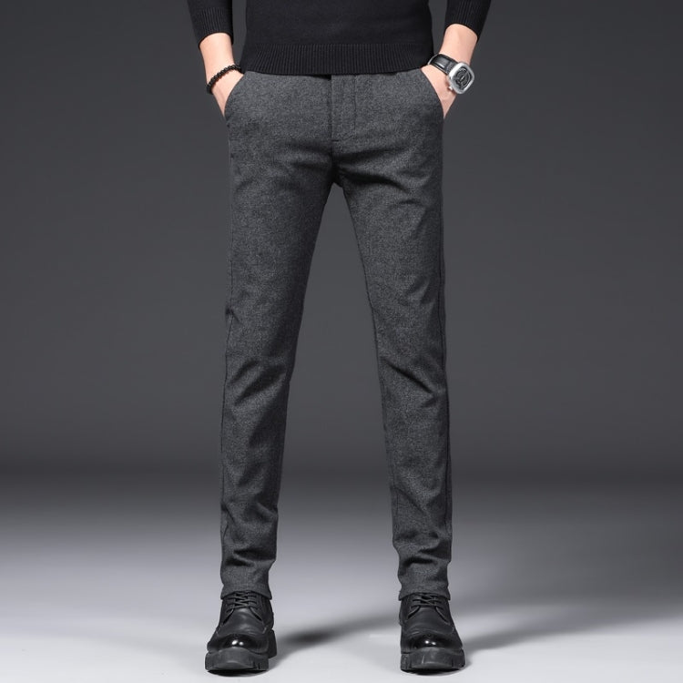 All-match Brushed Thick Trousers Casual Pants
