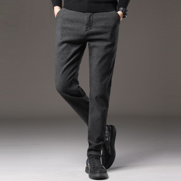 All-match Brushed Thick Trousers Casual Pants