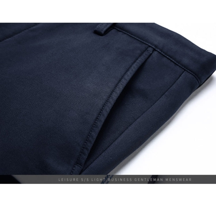 Plush Casual Stretch Cotton High-waist Loose Straight-leg Trousers