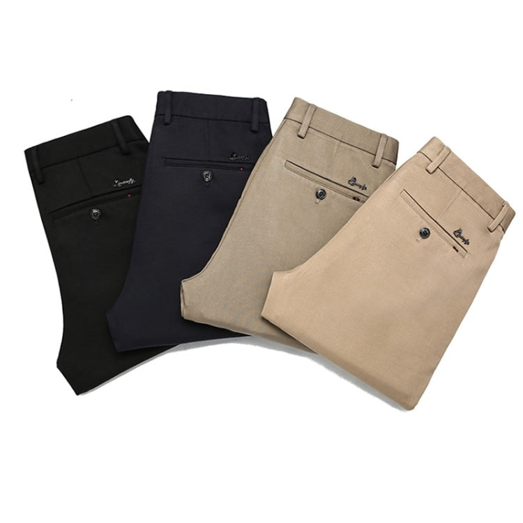 Modal Stretch Cotton High Waist Loose Straight-leg Casual Pants