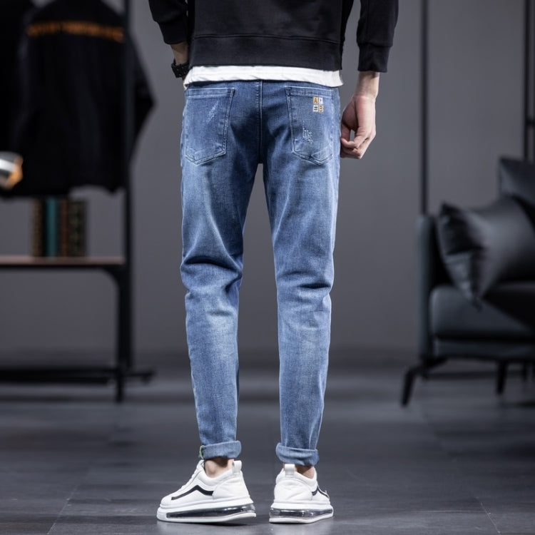 Stretch Slim-fit Straight-leg Men Jeans