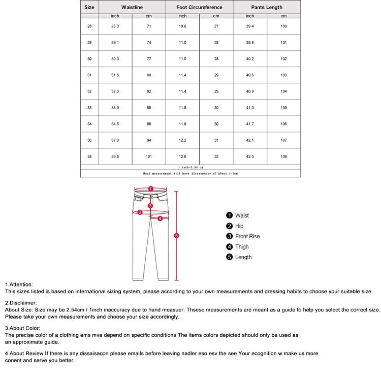 Men Slim Trendy Brushed Wool Casual Pants
