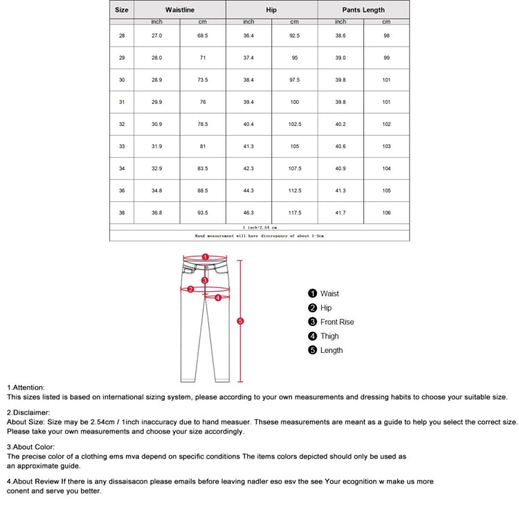Men Fashion All-match Casual Pants