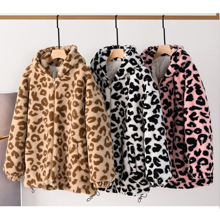 Leopard Print Lamb Wool Cotton Jacket
