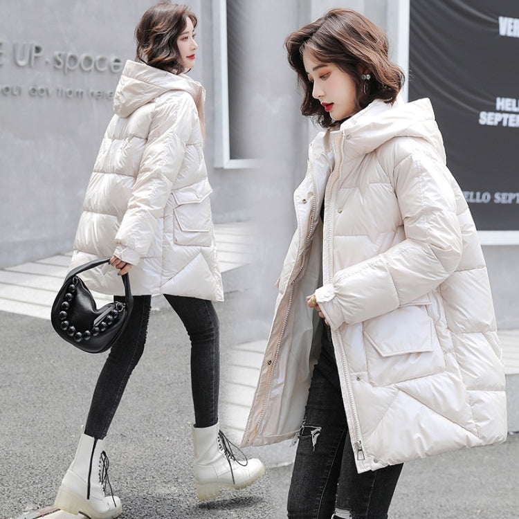 Glossy Thickening Down Padded Jacket