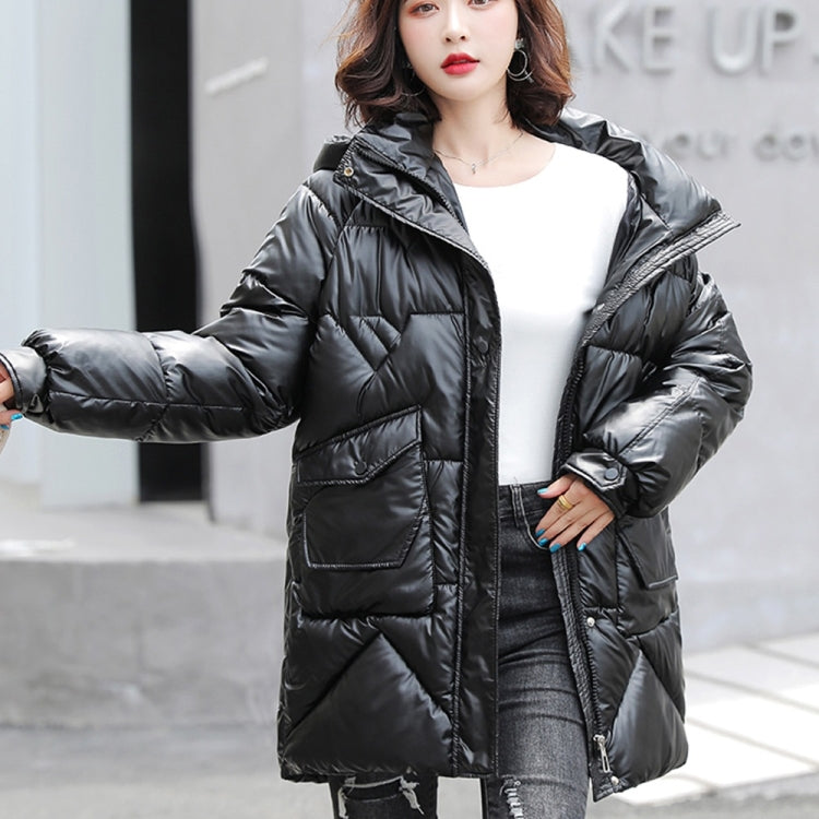 Glossy Thickening Down Padded Jacket