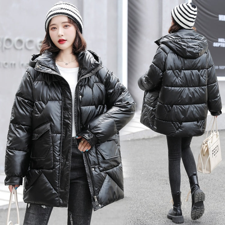 Glossy Thickening Down Padded Jacket