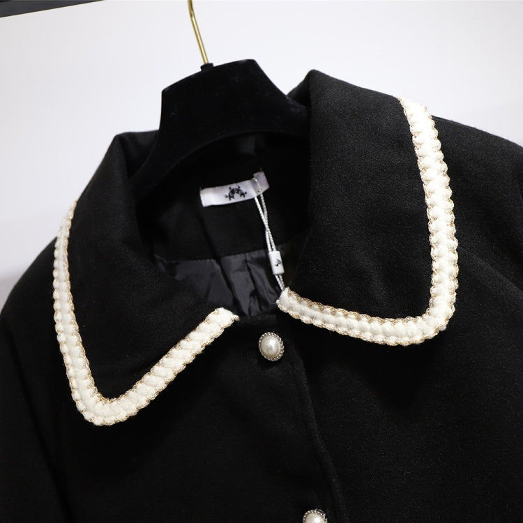 Large Size Thickened Double-sided Woolen Coat Jacket
