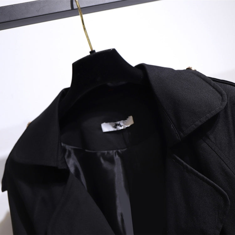 Large Size Mid-length Trench Coat