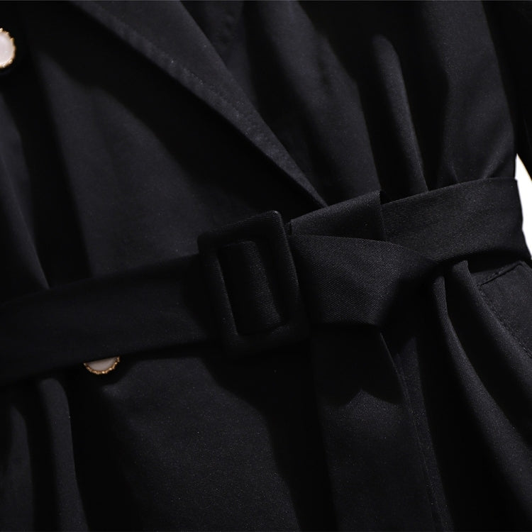Large Size Mid-length Trench Coat