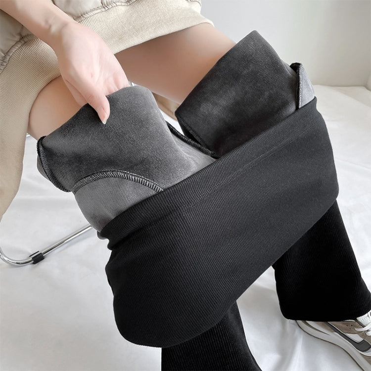 Plush Thickened Straight Wide Leg Maternity Pants