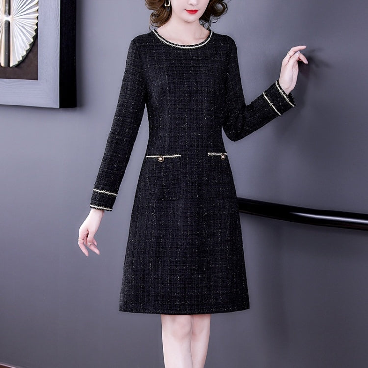 Long Sleeve Mid-length Dress