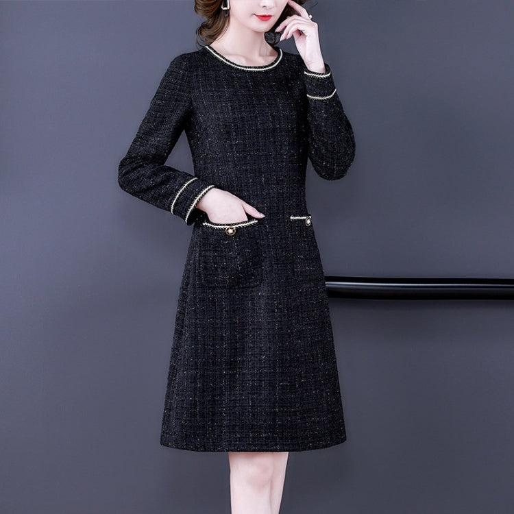 Long Sleeve Mid-length Dress