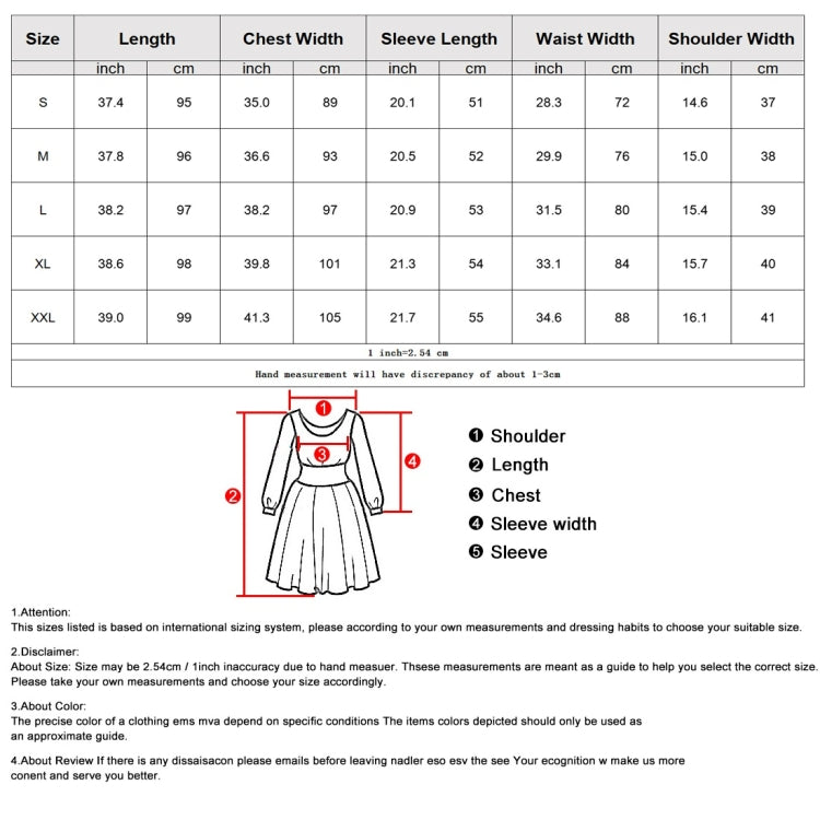 Women V-neck Mid-length Dress
